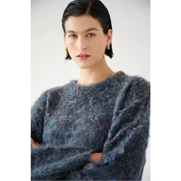 Velvet Jenny Graham Valencia relaxed Pullover Crew Neck Sweater oversized - Picture 2 of 7